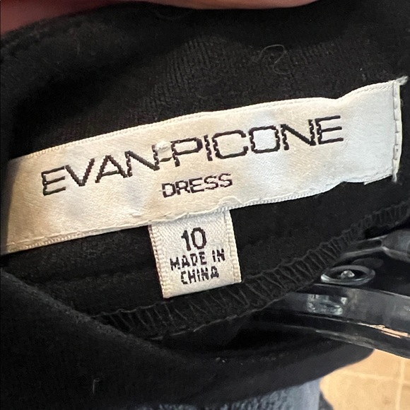 Evan Picone Black Midi Dress - Picture 2 of 4